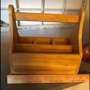 Winsome Wood Utensil Kitchen Caddy/Organizer EUC